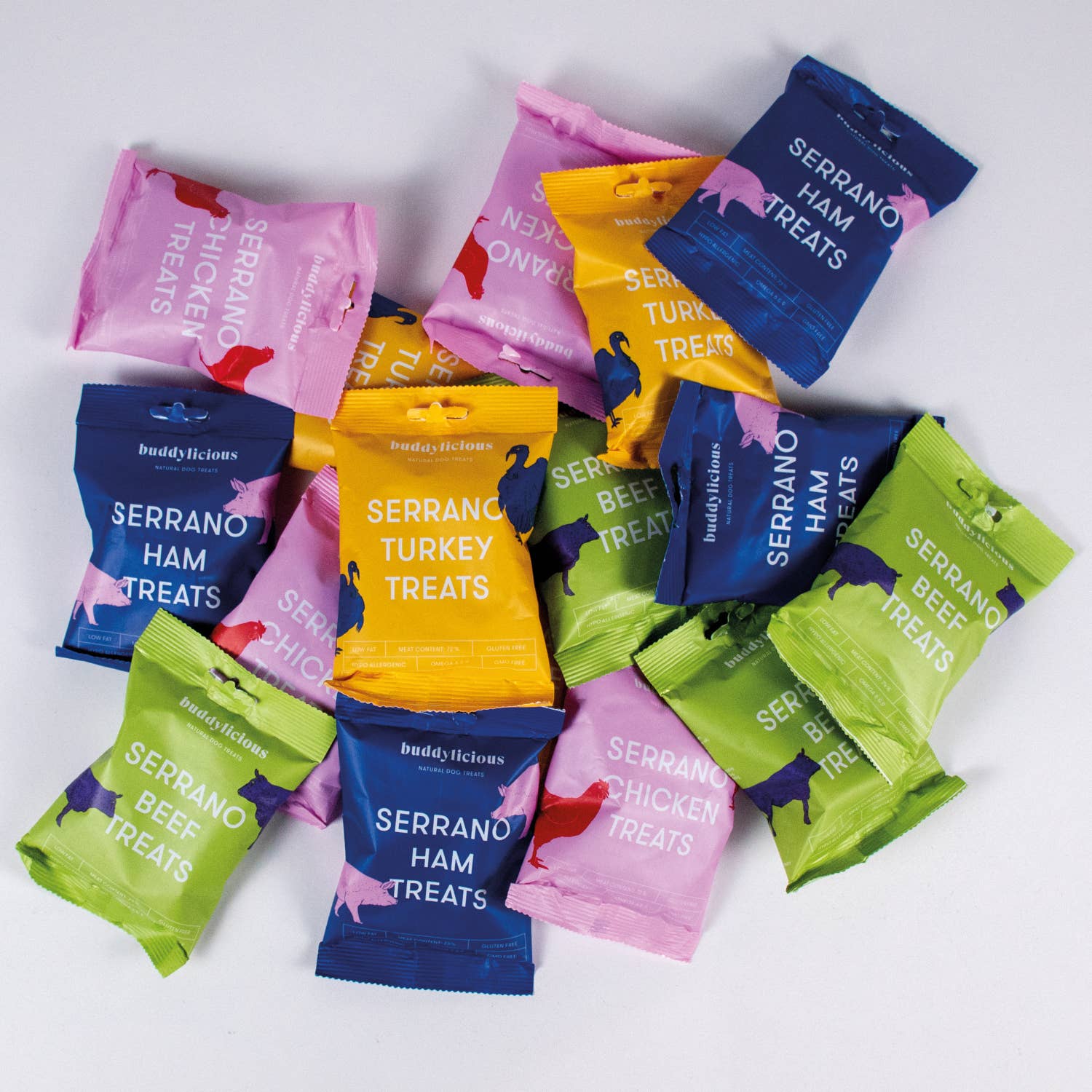 Buddylicious - Vendita all'ingrosso Snack - Cani - Snack Naturali per Cani Buddylicious al Manzo Serrano5