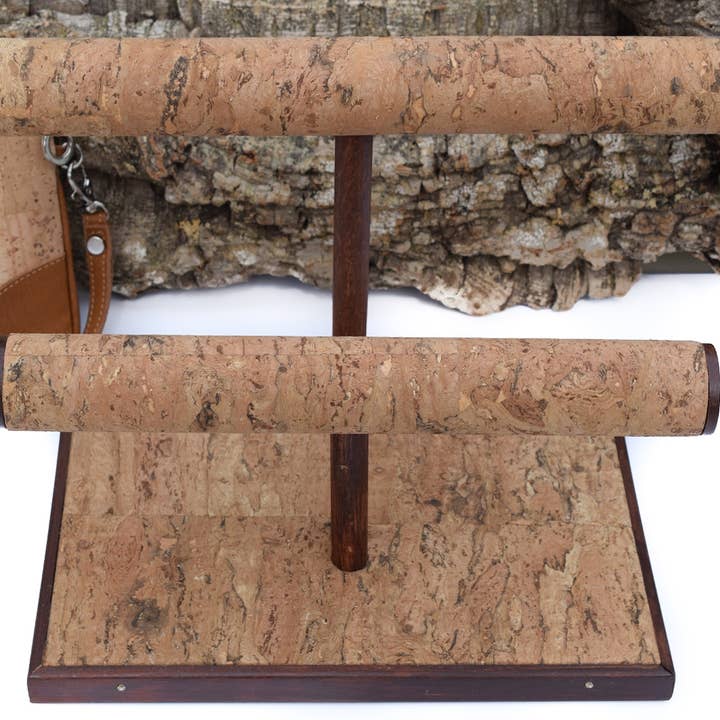 Display per braccialetto a 2 barre per la vendita all'ingrosso da parte di Cork Tree Designs