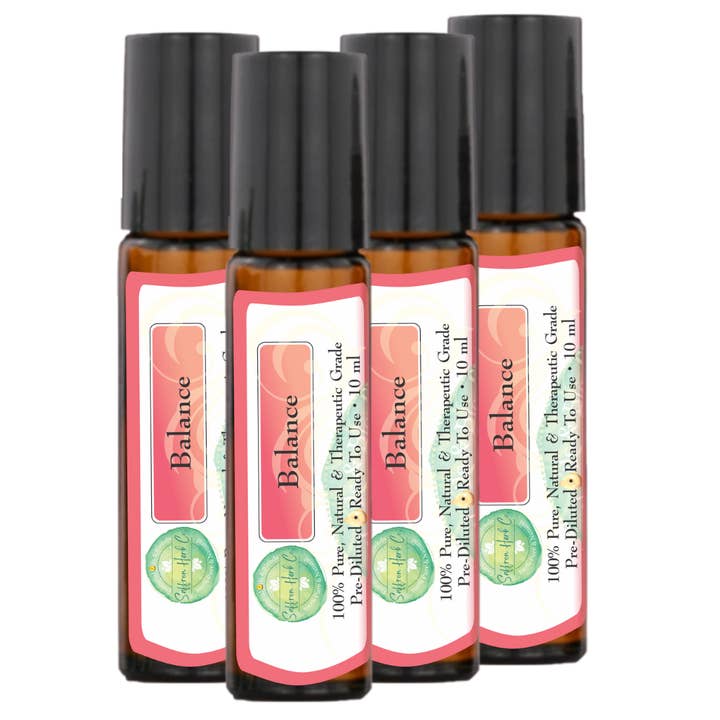 Saffron Herb Co. - Wholesale Essential Oil Roll-On - Balance Essential Oil Roller Bottle Blend • 100% Pure & Natural • Pre-Diluted • Ready To Use3