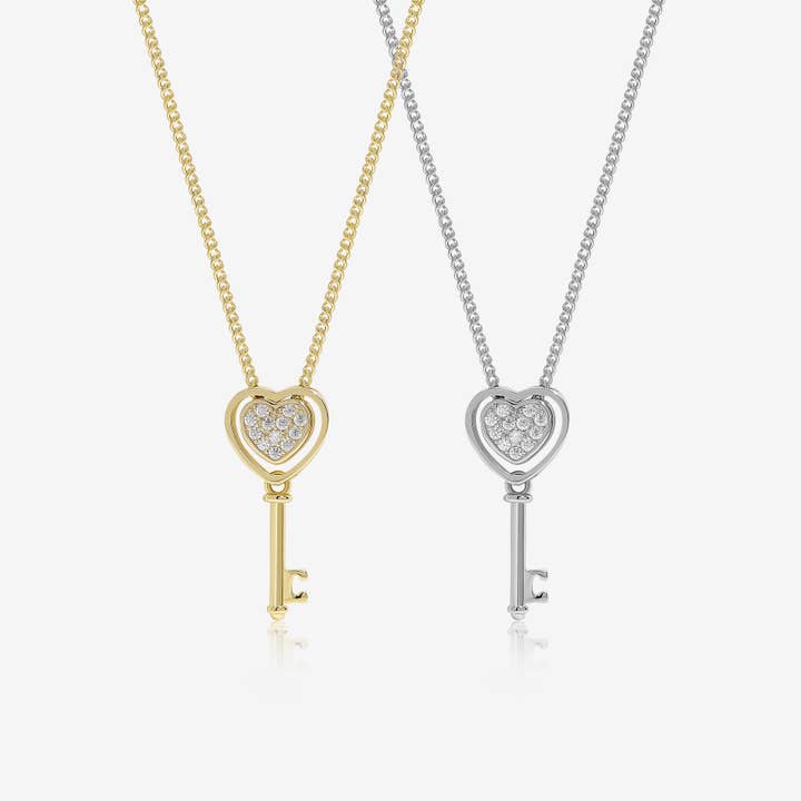 Collier Clé de Mon Coeur pour la vente par Meissa Jewelry
