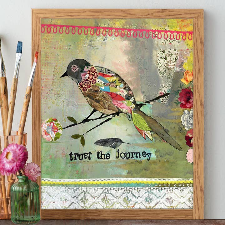 Trust The Journey - Imprimer pour la vente par Kelly Rae Roberts