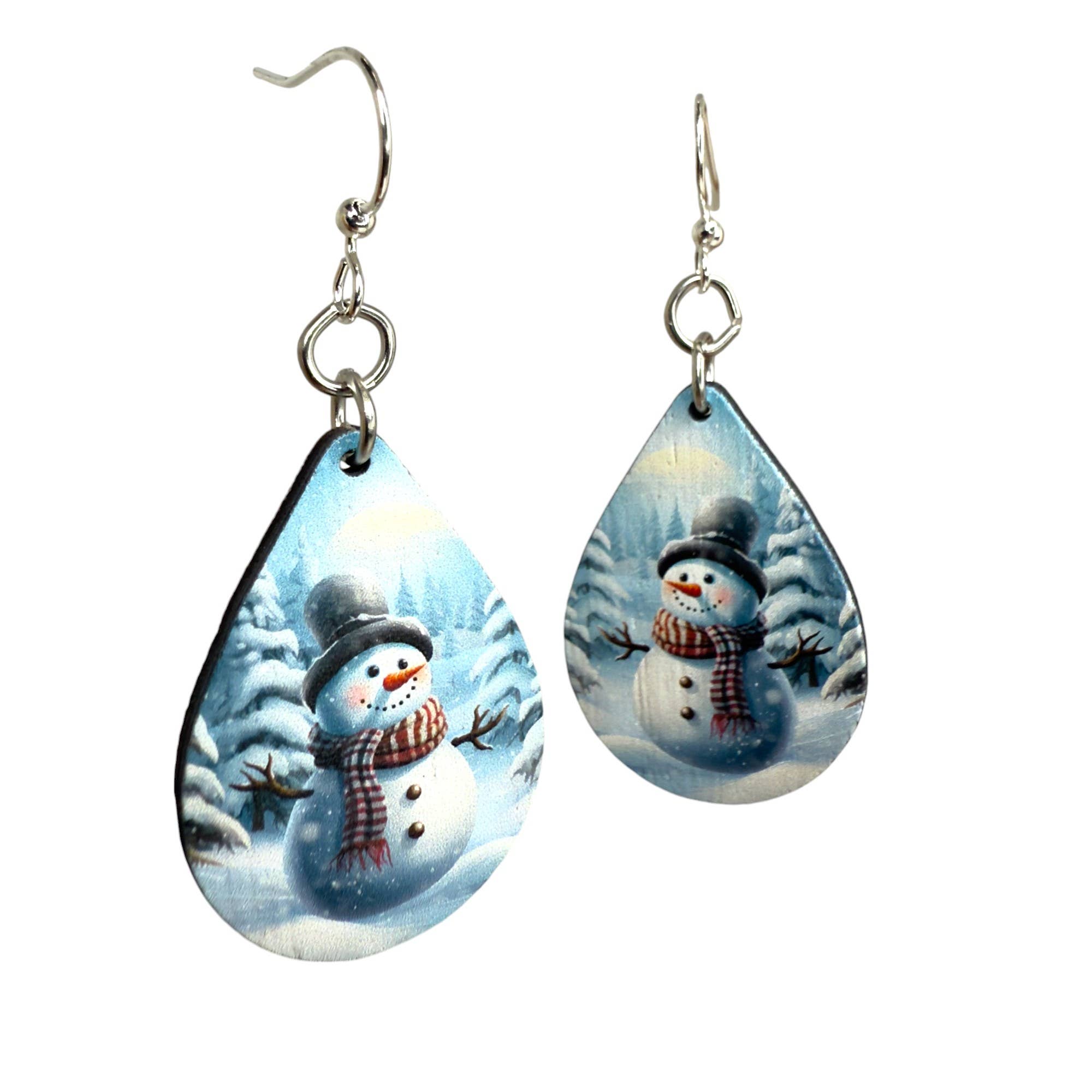 As Pictured Jolly Snowman Earrings #1828 for wholesale on Faire1