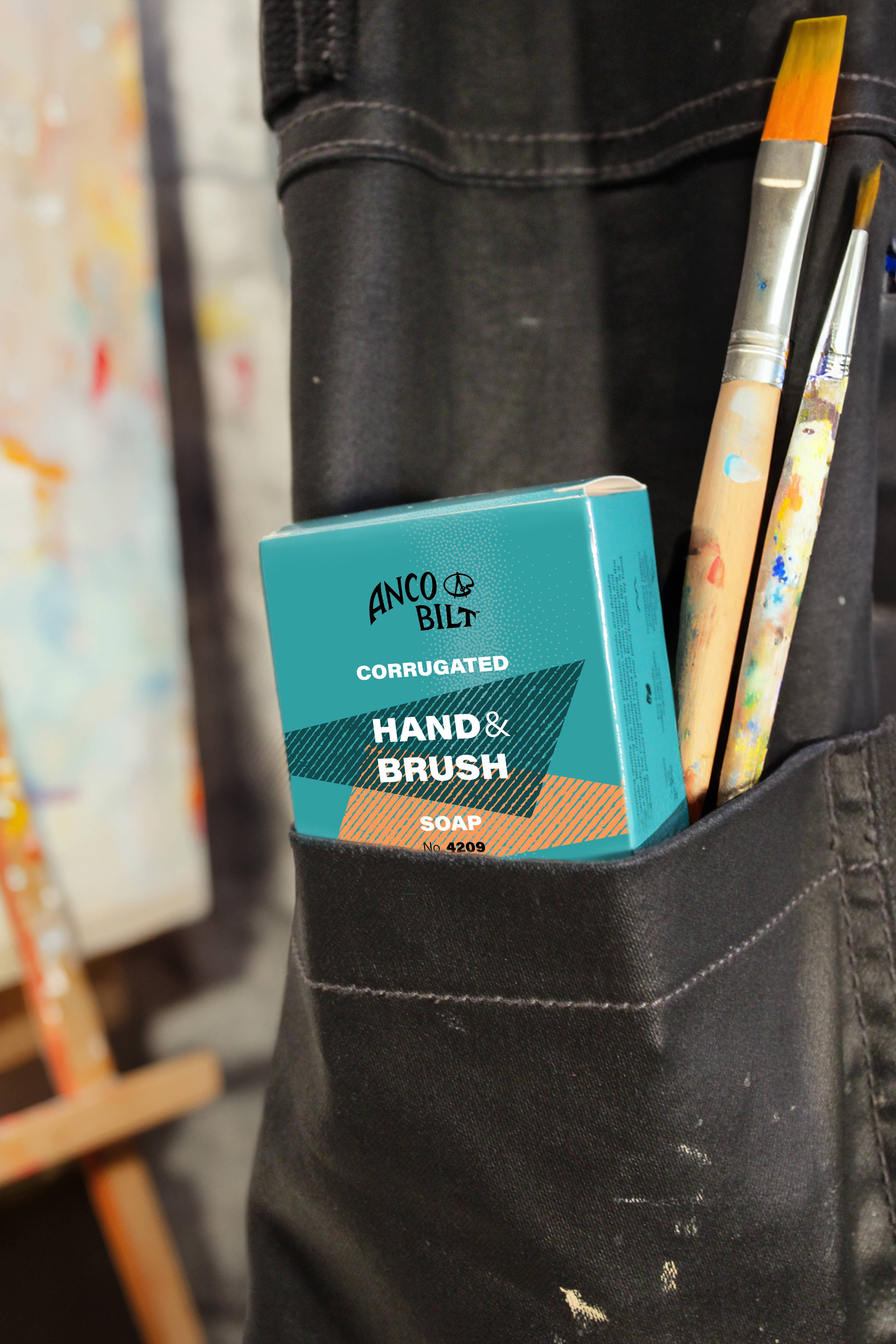 Anco Bilt - Wholesale Bar Soap - Corrugated Hand & Brush Soap - Regular Size - 2 Bars4