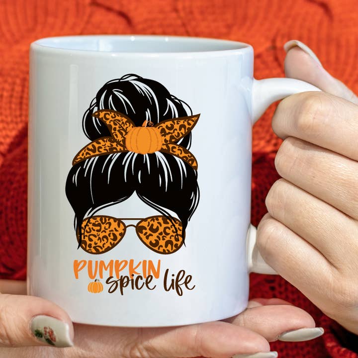 Coffee/Tea Mug Pumpkin Spice Life for wholesale by SM Statement Apparel