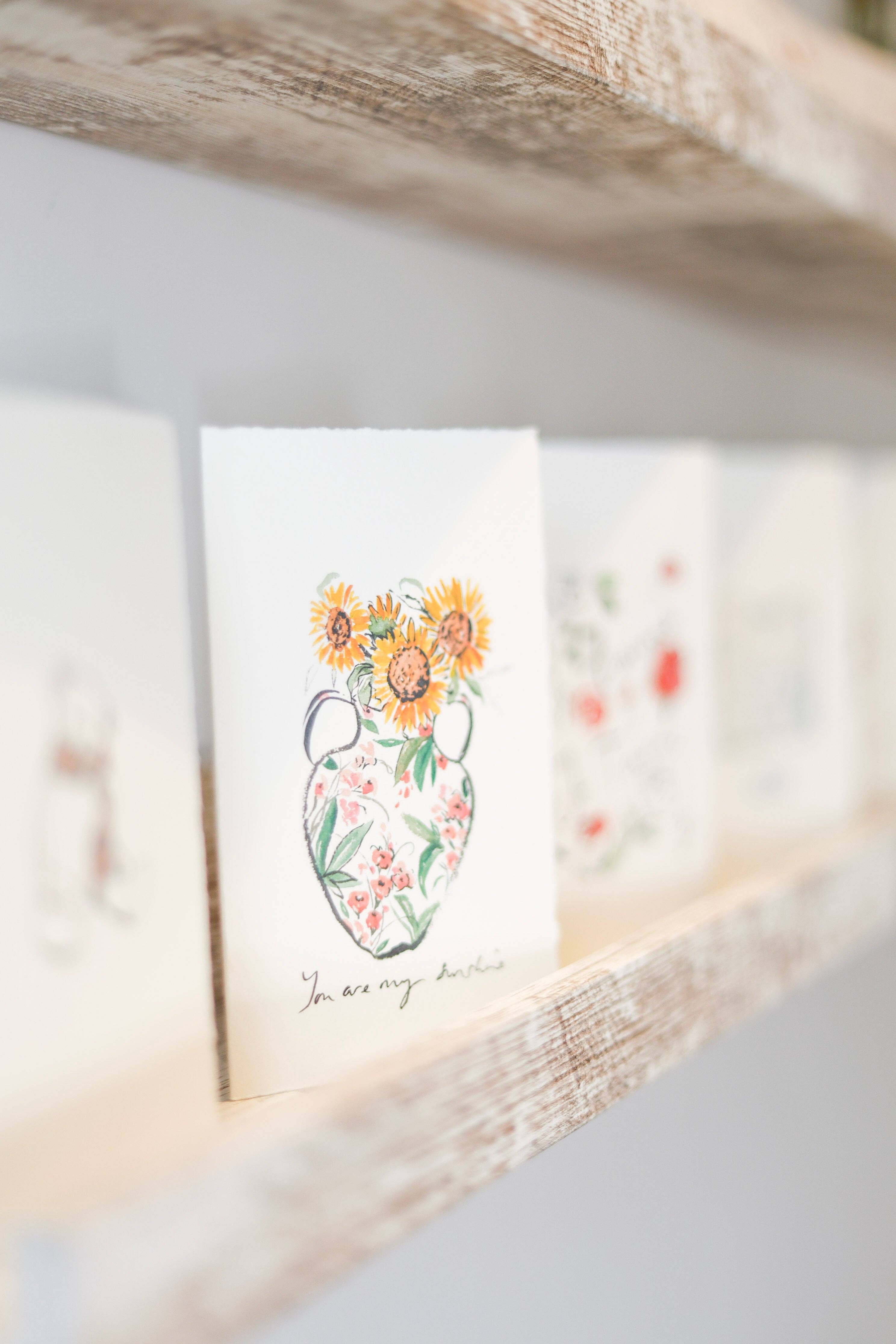 Sophie Amelia Creates - Wholesale Love Card - You are my sunshine - Summer greeting card4