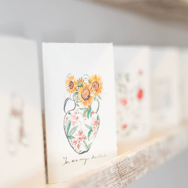 Sophie Amelia Creates - Wholesale Love Card - You are my sunshine - Summer greeting card4