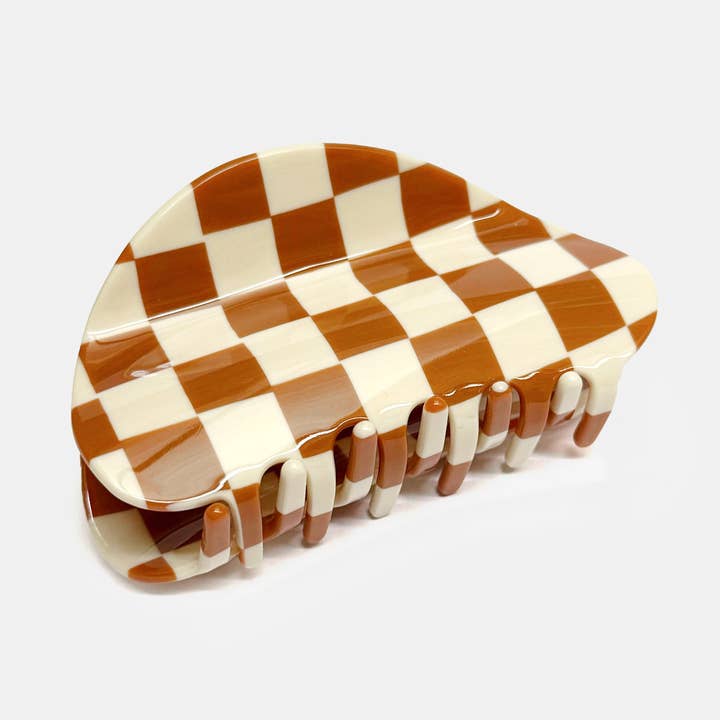 Checker Claw in Caramel for wholesale by CHUNKS
