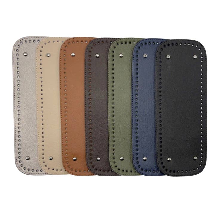 Sensy - Wholesale Knitting/Crochet Supplies - PU Leather Large Bag Base, Bag Bottom Pad (12 Cm x 33 Cm)
