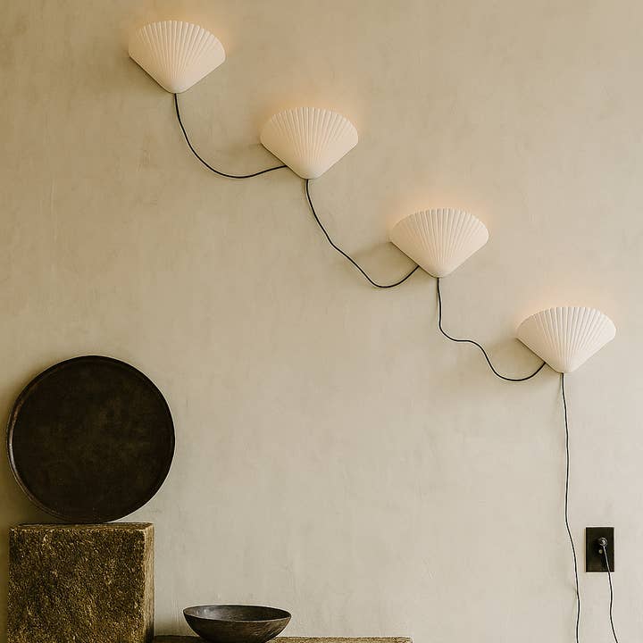 Montana Labelle Design - Wholesale Sconce - Shell Plaster Sconce2