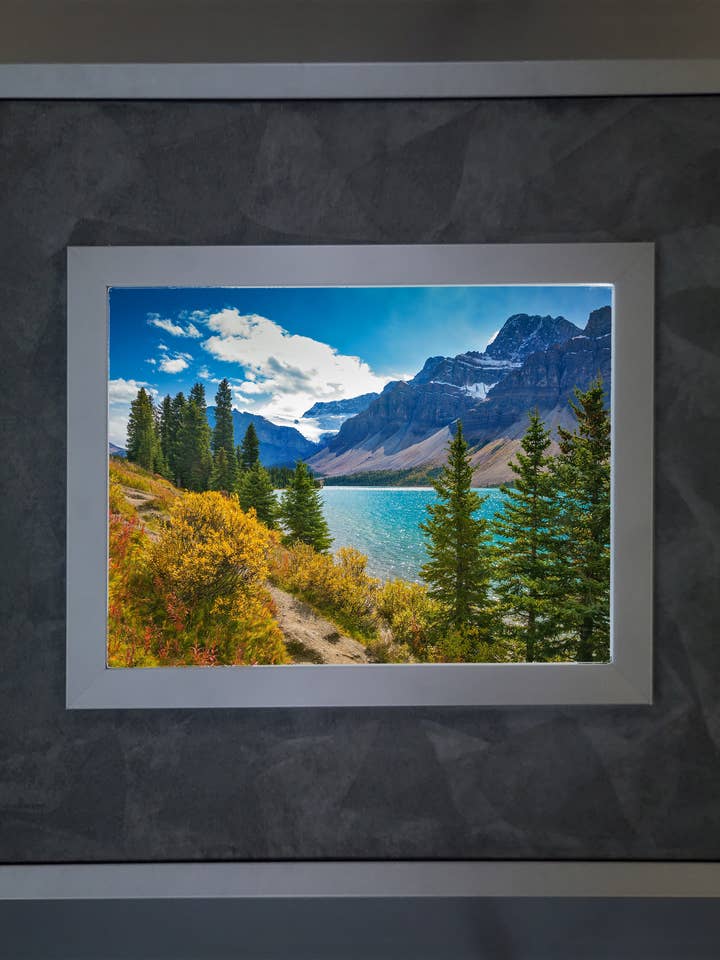 Mountain Landscape with Gallery Black and Fabric for wholesale by The Brightener Group