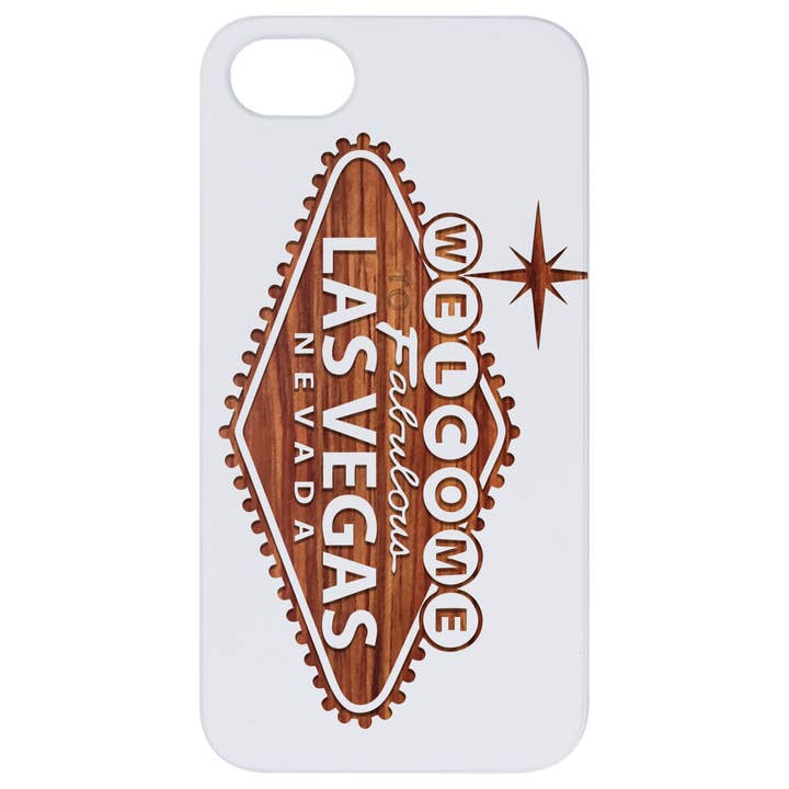 White Coated Rose Wood - City Vegas 1 Engraved for wholesale by OTTO CASE