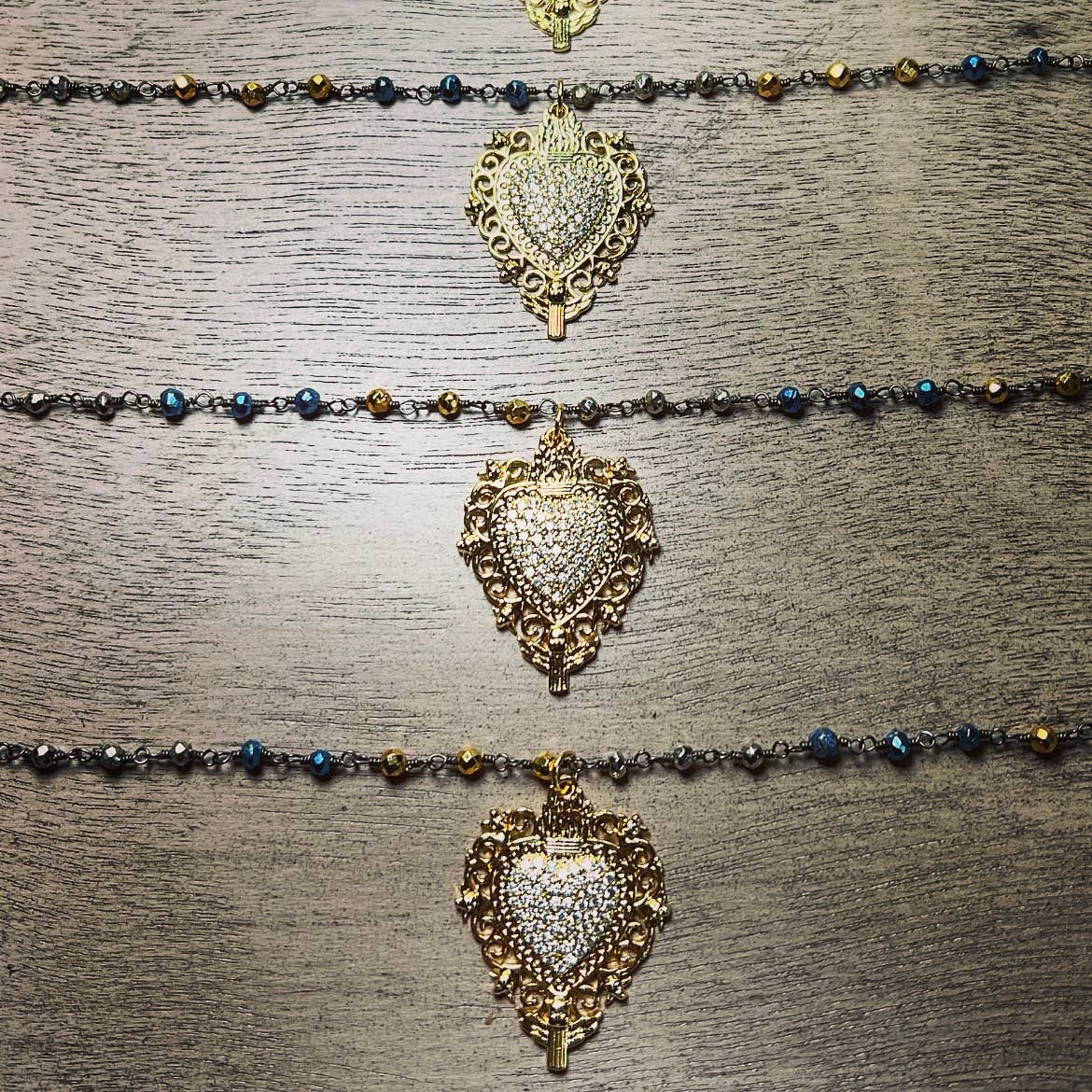 Chasing Cherubs - Wholesale Pendant/Charm Necklace - Flame1