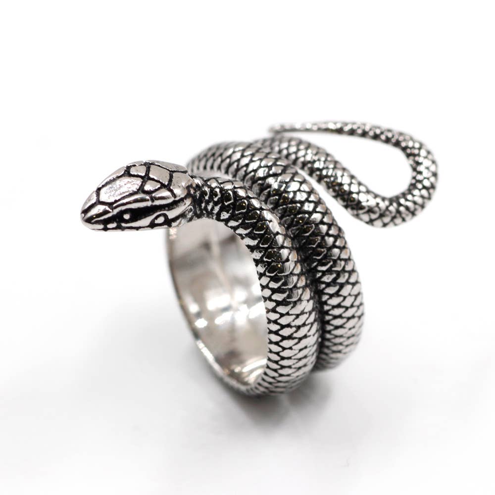 Awaken - Wholesale Cocktail/Statement Ring - Vintage Snake Ring-A-4564