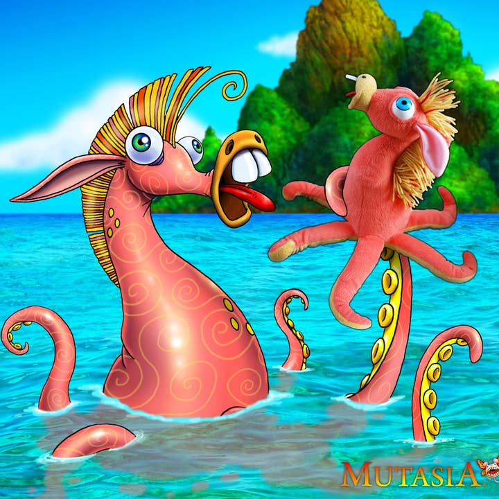 Mutasia - Wholesale Stuffed/Plush Toy - Kids & Baby - Squonk Plush (Donkey-Squid)1