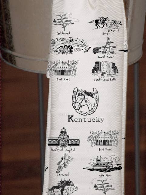 Toalha de chá Kentucky por atacado de The Dish