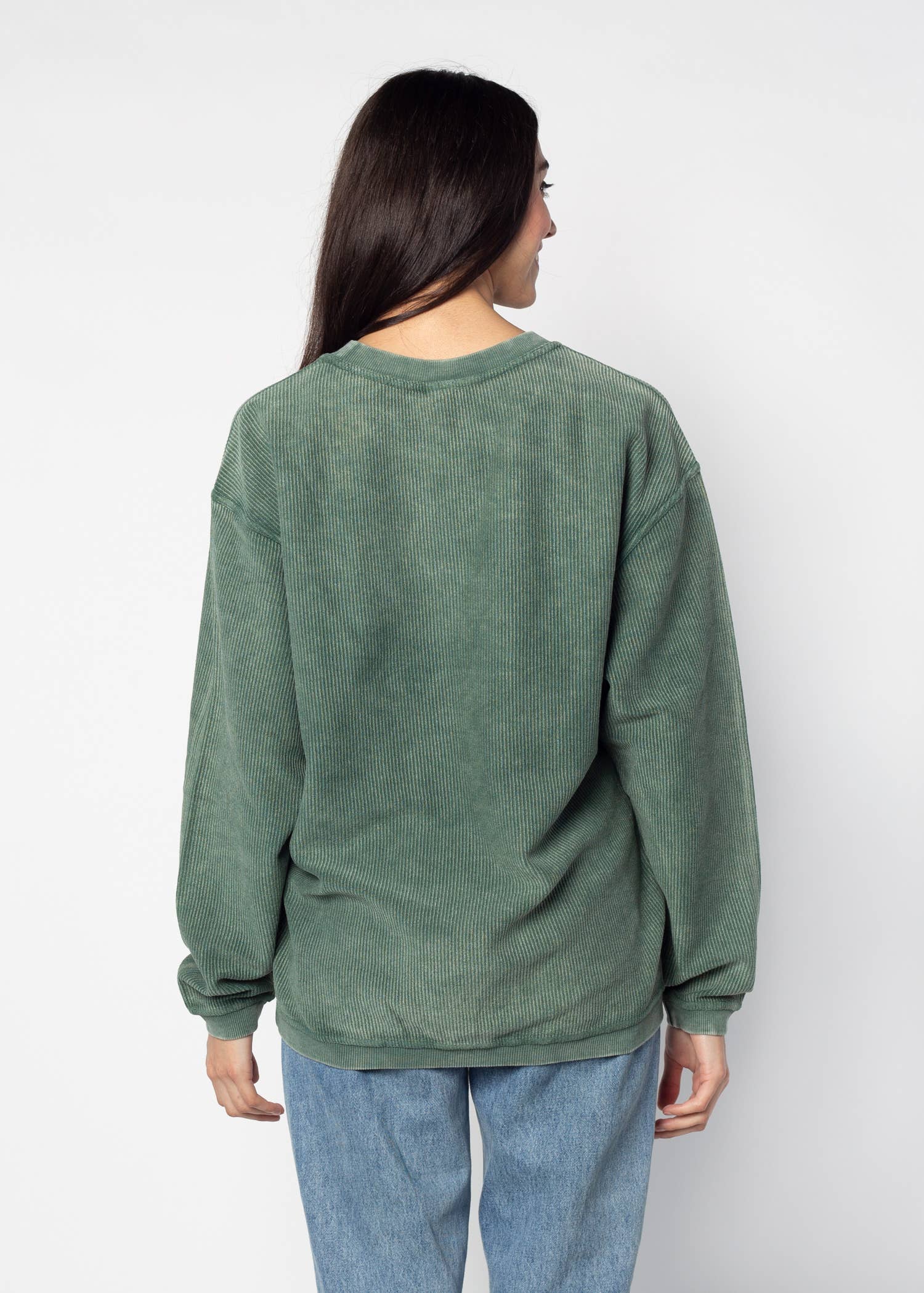 The Original Corded Crew in Green for wholesale on Faire2