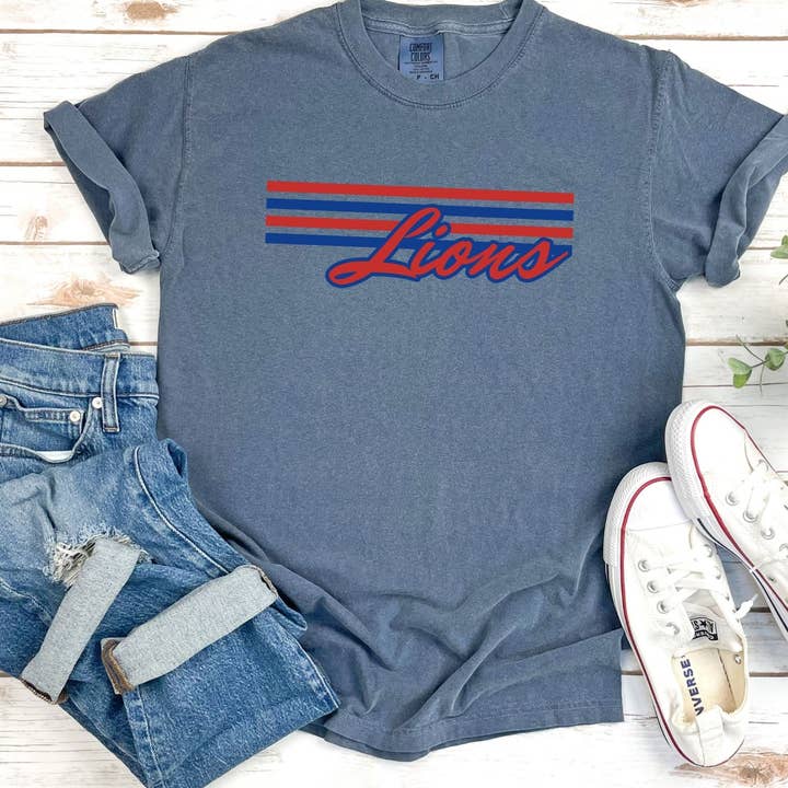 T-shirt d'équipe personnalisé - Tee-shirt rétro sport couleur confort cadeau pour la vente par La Bella Rose Boutique