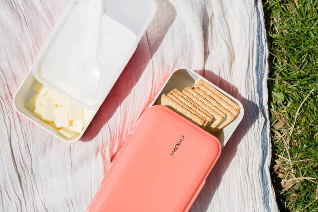 TAKENAKA Bento Box - Wholesale Lunch Bag/Box - Bento Bite Dual Box - Made of Recycled Plastic Bottles13