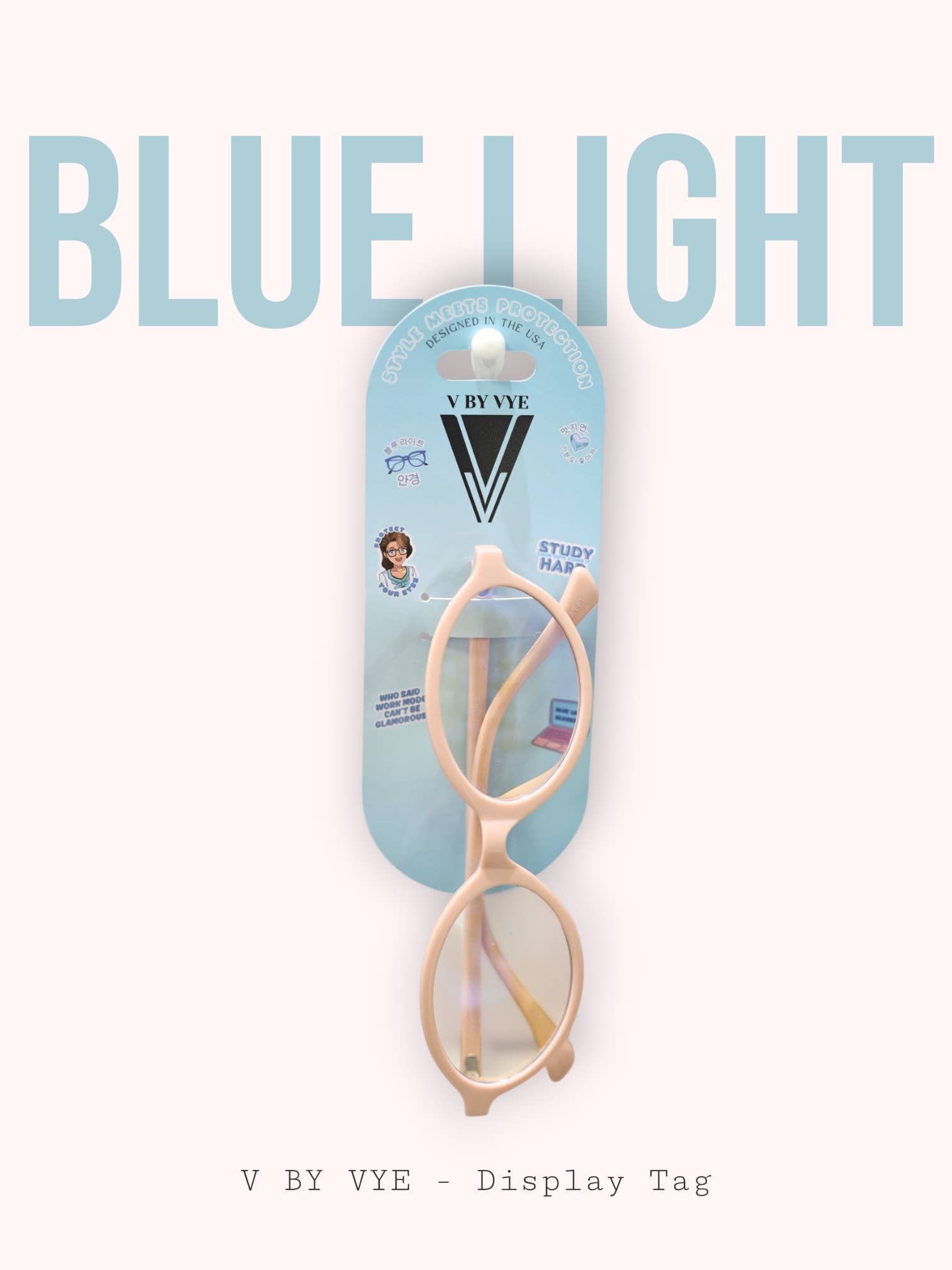 V by Vye Eyewear - Wholesale Eyeglasses - Unisex - Chunky Tortoise Blue Light Glasses1