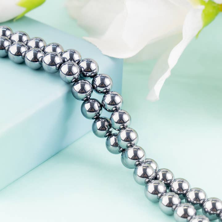 Soothing Crystals Beads - Wholesale Beads - Crystal Jewelry Beads | Hematite | Healing Gemstone Beads12