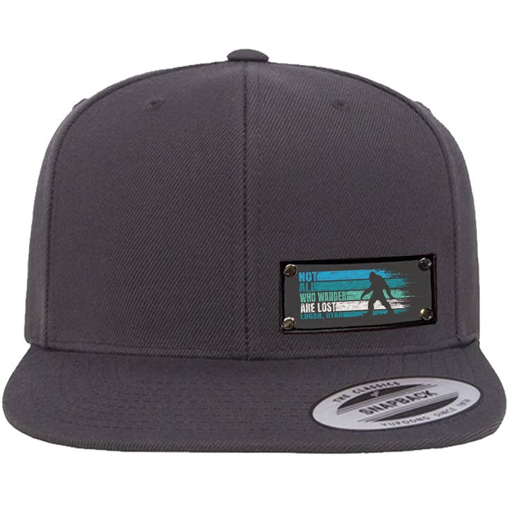 Hat Bigfoot not all who wander RS on YP6089-DGRY for wholesale by Stryder Gear