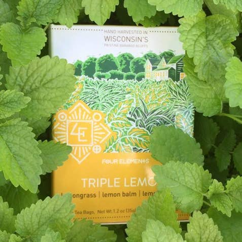 Thé Triple Lemon - 16 sachets pour la vente par Four Elements Organic Herbals