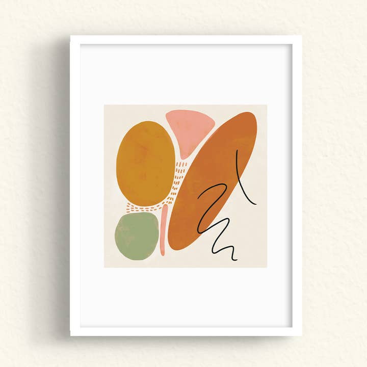 Mid Century Modern Fine Art Print - Tessellation for wholesale by Jax by Jackie