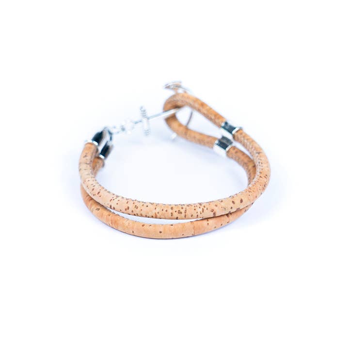 Meninas Bonitas Cork - Wholesale Geweven/gevlochten armbanden - Handgemaakt armband van gekleurd rond kurkdraad 5 mm BR-301-MIX-53