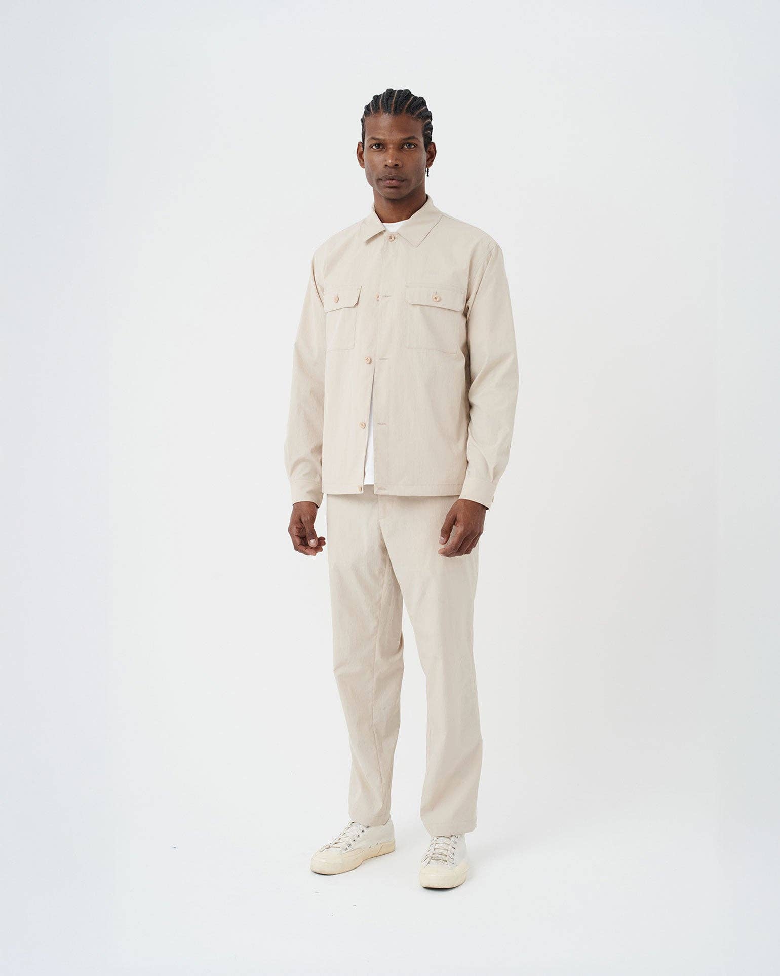 THE (REAL) GARCIA - Vente Veste-chemise – homme - SURCHEMISE 365 TAUPE5