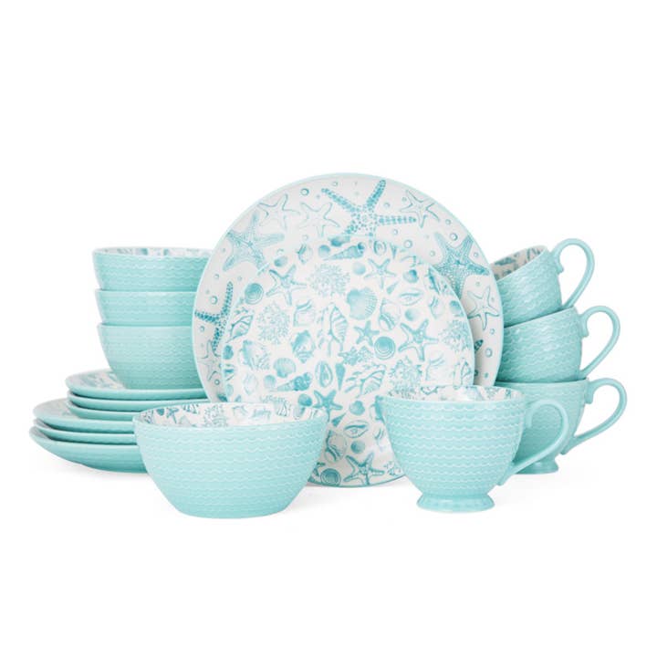 Fitz and Floyd® Mikasa® Pfaltzgraff® - Wholesale Dinnerware Set - Pfaltzgraff Venice 16PC DW Set Brown Bx Pkg