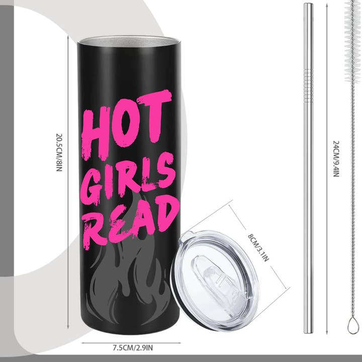 Little Smut Closet - Wholesale Insulated Mug/Tumbler - Hot Girls Read Tumbler