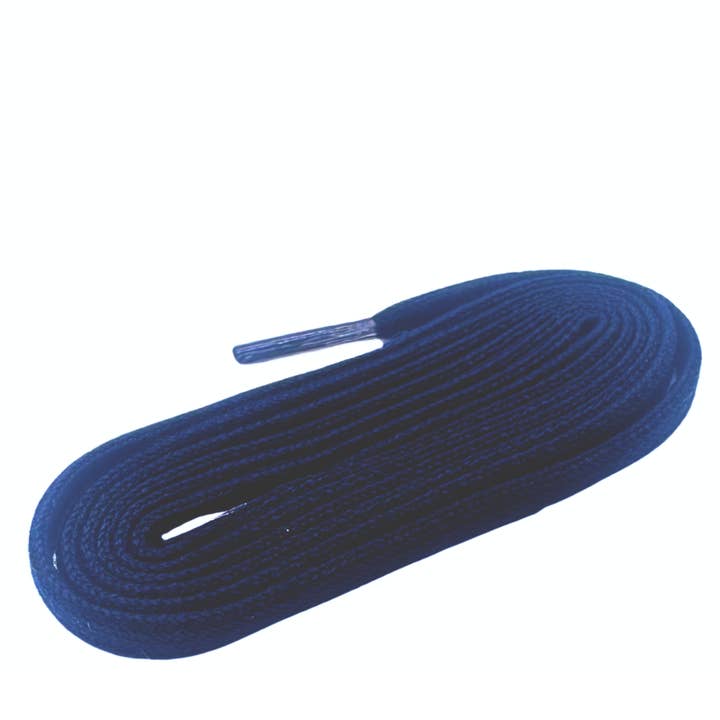 Navy Upcycled Laces: 46” for wholesale by Pingree Detroit