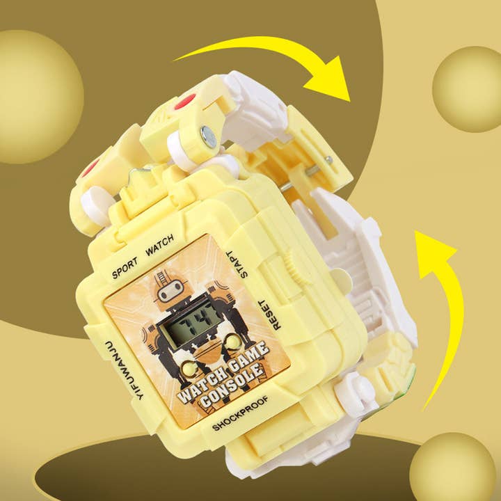 Pagdee Kids Juniors - Vendita all'ingrosso Giocattolo elettronico - Bambini e neonati - Console di gioco portatile trasformabile 2 in 1 giocattolo per bambini4