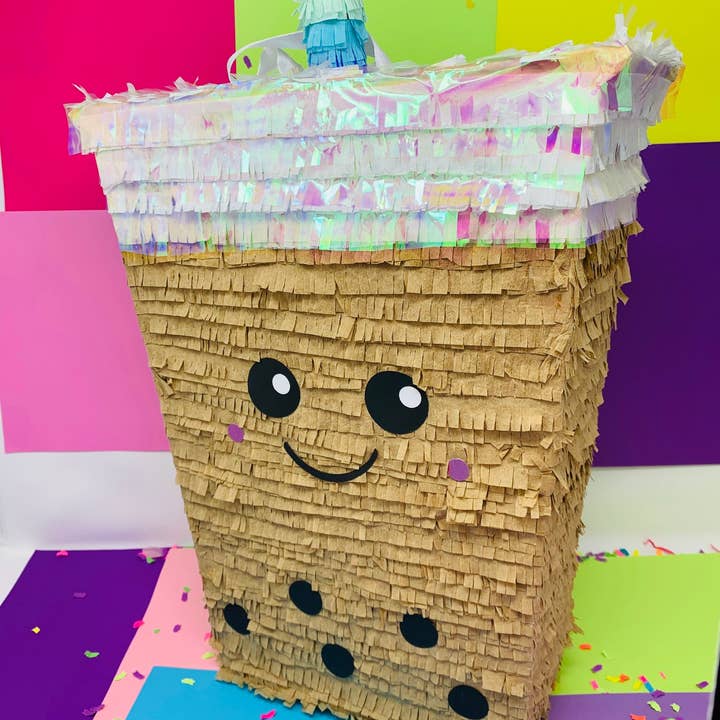 Personalized Boba Tea Piñata for Themed Parties & Events for wholesale by My Soiree Designs