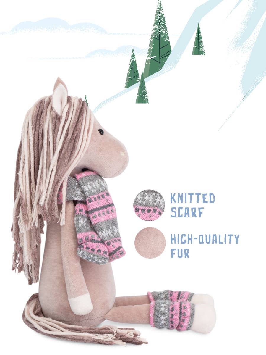 Orange Toys - Wholesale Stuffed/Plush Toy - Kids & Baby - Gretta the Horse Plush - 25cm - 0+5