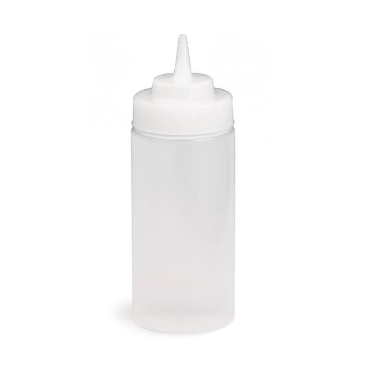 KT Supply - Wholesale Kitchen Tool/Gadget - 16 Oz. Wide-Mouth Squeeze Bottle, Clear, 6/PK0