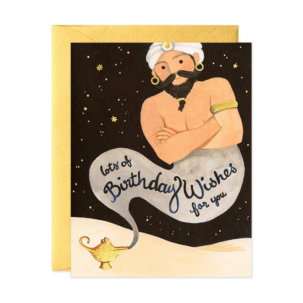 JooJoo Paper - Wholesale Birthday Card - Genie Birthday Greeting Card