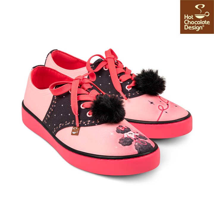 Popping Candy - Wholesale Lifestyle trainers – Women′s - Hot Chocolate Design - Poodle Perfect Sneakers