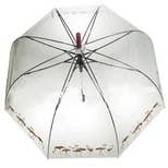 Pink Flamingo field Transparent Umbrella for wholesale on Faire1