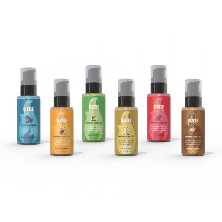 Sensuva - Wholesale Lip Balm - Sizzle Lips Warming Gel - Assorted 12 - 2 fl.oz. Bottles