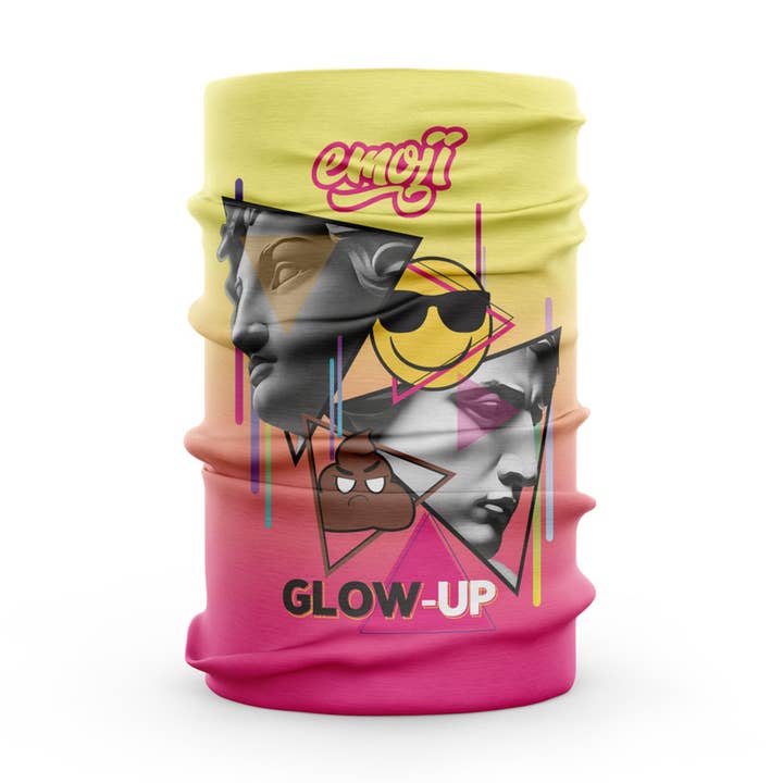 OTSO - Wholesale Neck Gaiter/Snood - Unisex - Neck Protector - Emoji Glow-Up0