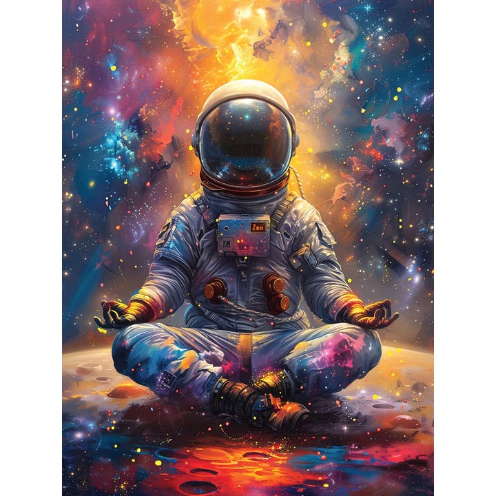 Ray Heere "Yogi Astronaut 2" for wholesale by Starz Puzzles LLC
