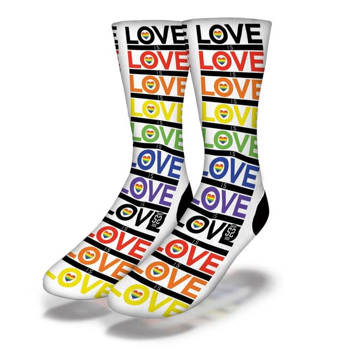 LGBTQ Love is Love Socks for wholesale by Savvy Sox