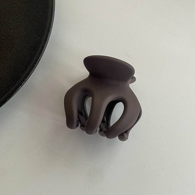 Sweetkama - Venta al por mayor Horquilla para el pelo - Mujer - Pinzas para cabello de mujer con diseño simple mate de garra en forma de pulpo SKAJ0775