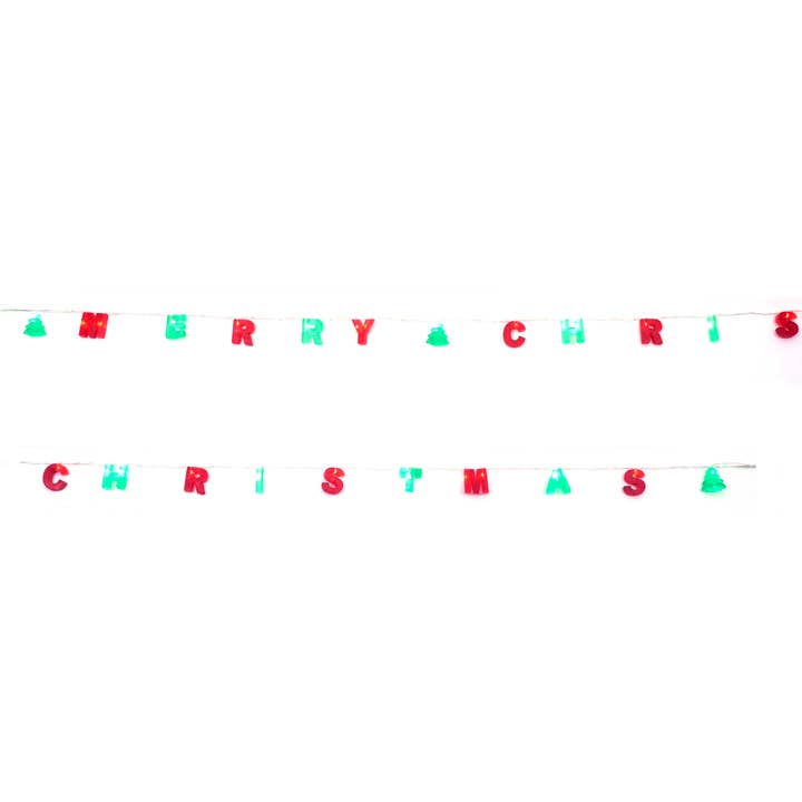 BATTERY OPERATED 20L WARM W MERRY CHRISTMAS LIGHT SET for wholesale by Kurt S. Adler, Inc.