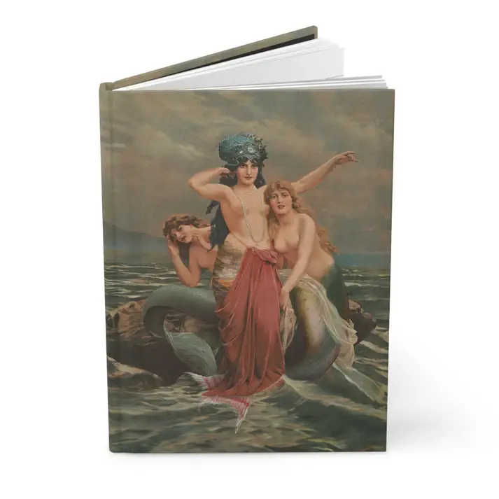 Asunder Bazaar - Wholesale Journal/Diary - Sirens Collage Matte Hardcover Journal1