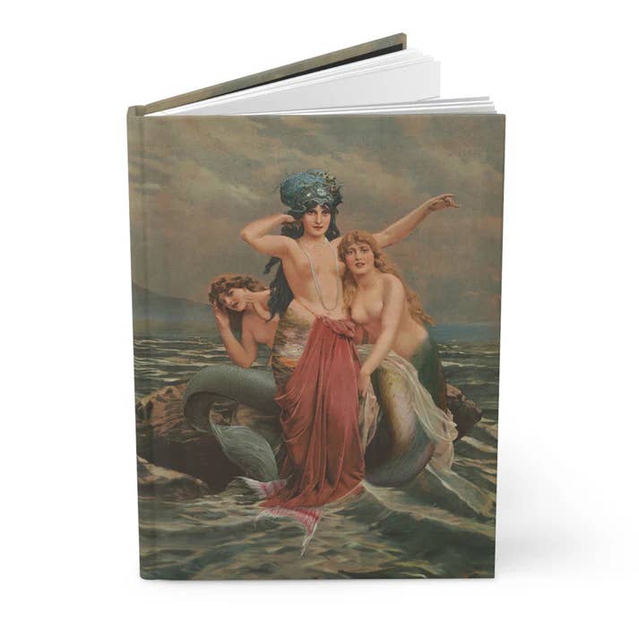 Asunder Bazaar - Wholesale Journal/Diary - Sirens Collage Matte Hardcover Journal1