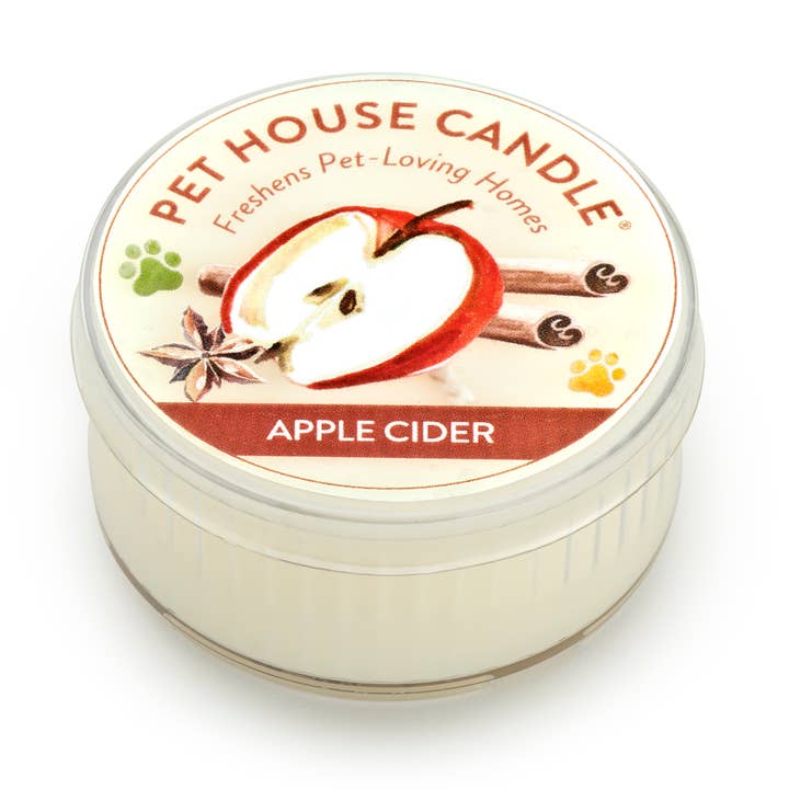 Apple Cider Mini Candle 1.5 oz - Apple, Cinnamon & Clove for wholesale by Pet House by One Fur All