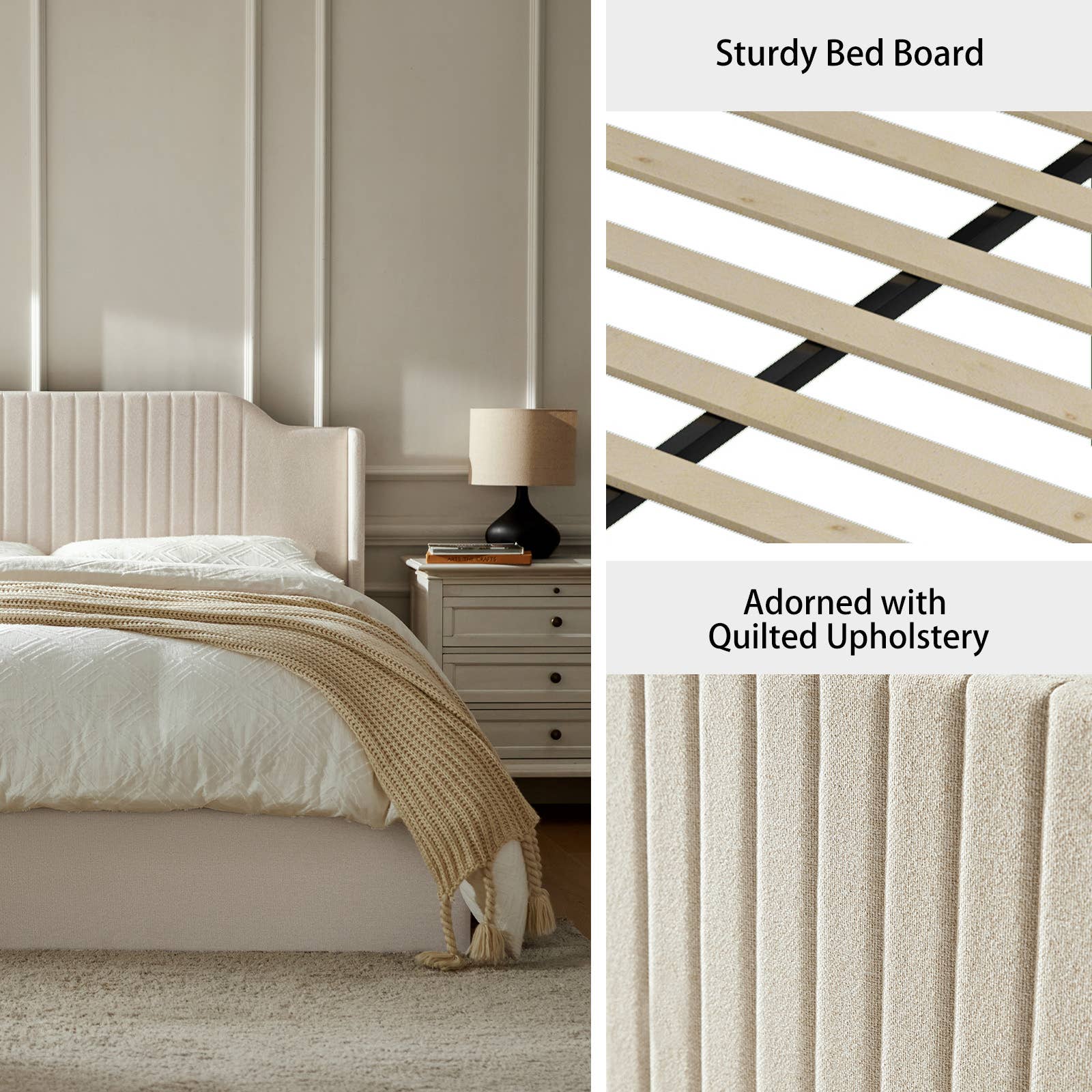 Karat Home - Wholesale Bed - Stuart Hydraulic Lift Up Platform Queen Bed21