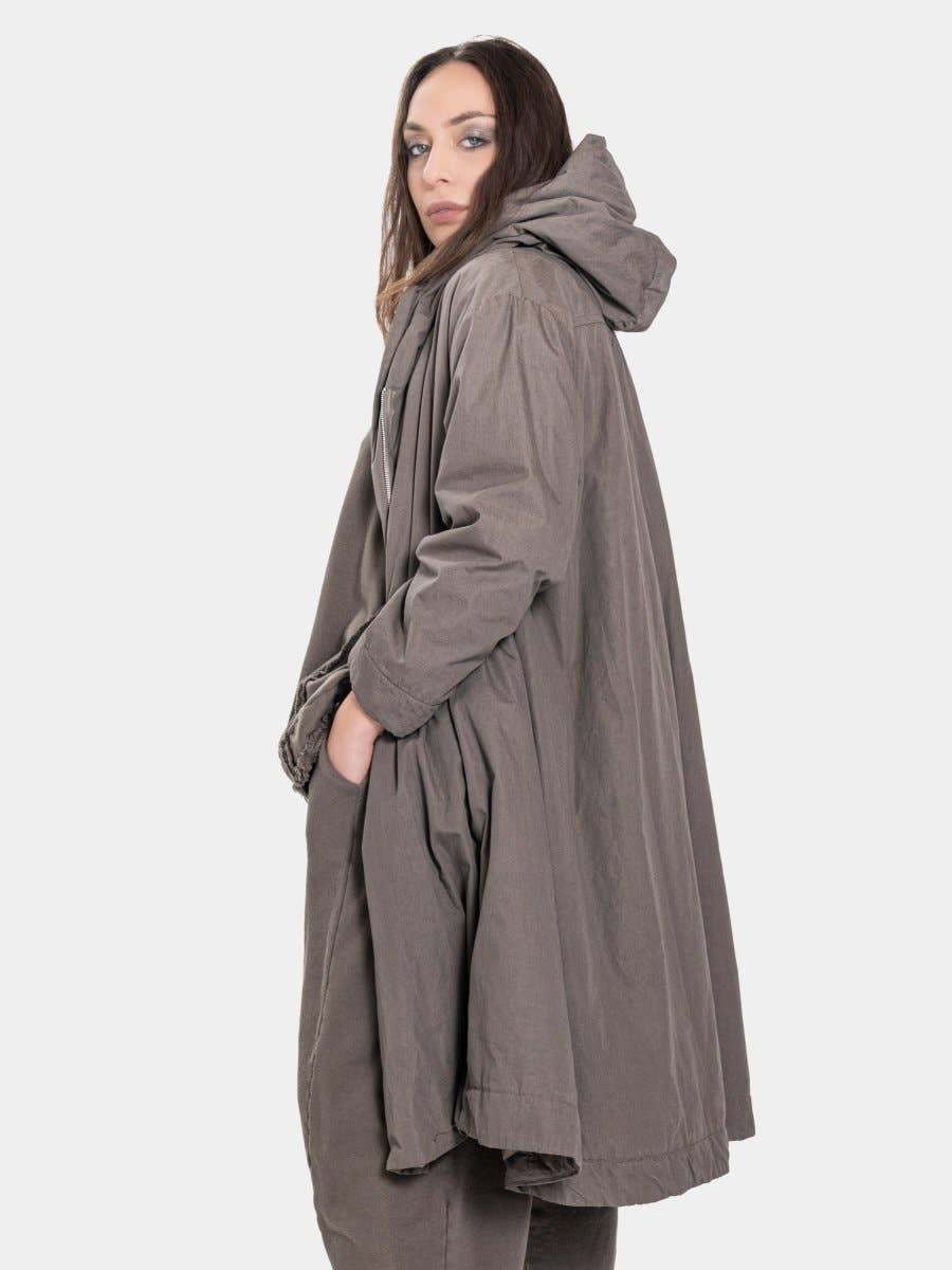 Baci & Amici Fashion - US Continental - Wholesale Coat - Women's - Zip Up Hooded Swing Coat20